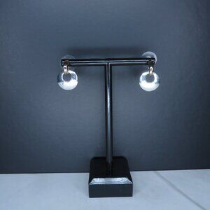 Silver and Gold Tone Post Earrings